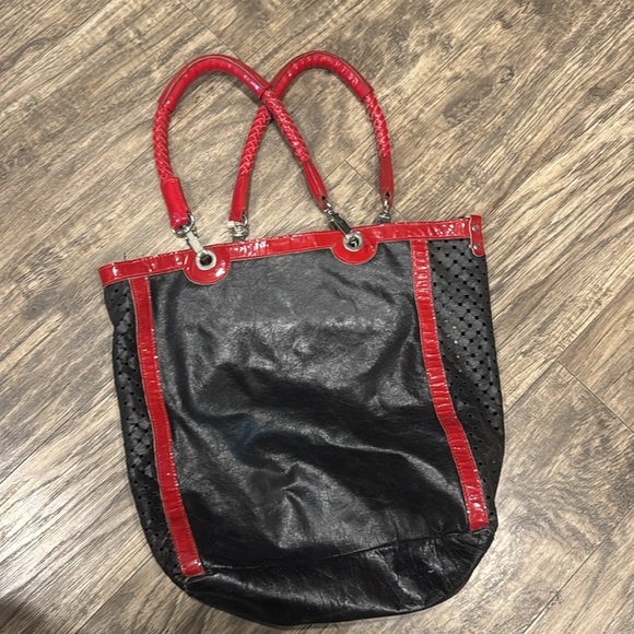 Barbara Rihl Chic Pinup Black and Red Tote Bag 2008 - Picture 3 of 7